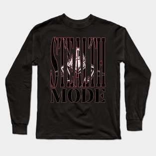 Stealth Mode: Winged Wonders Long Sleeve T-Shirt